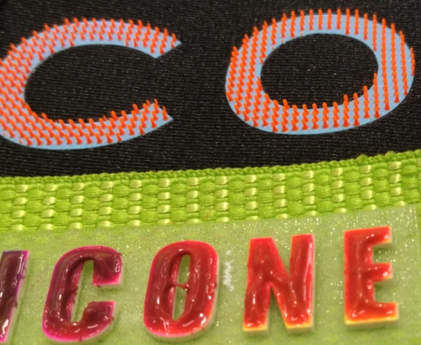 Ribbon Silicone Ink On Elastic Webbing